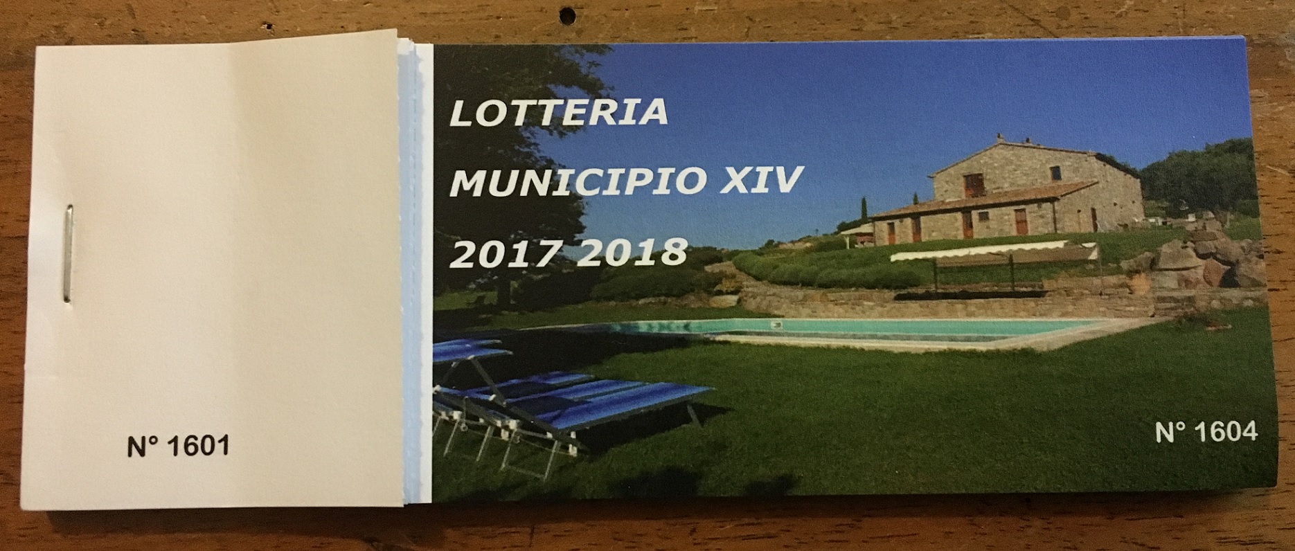 ECCO I BIGLIETTI VINCENTI DELLA LOTTERIA PD MUNICIPIO XIV 
