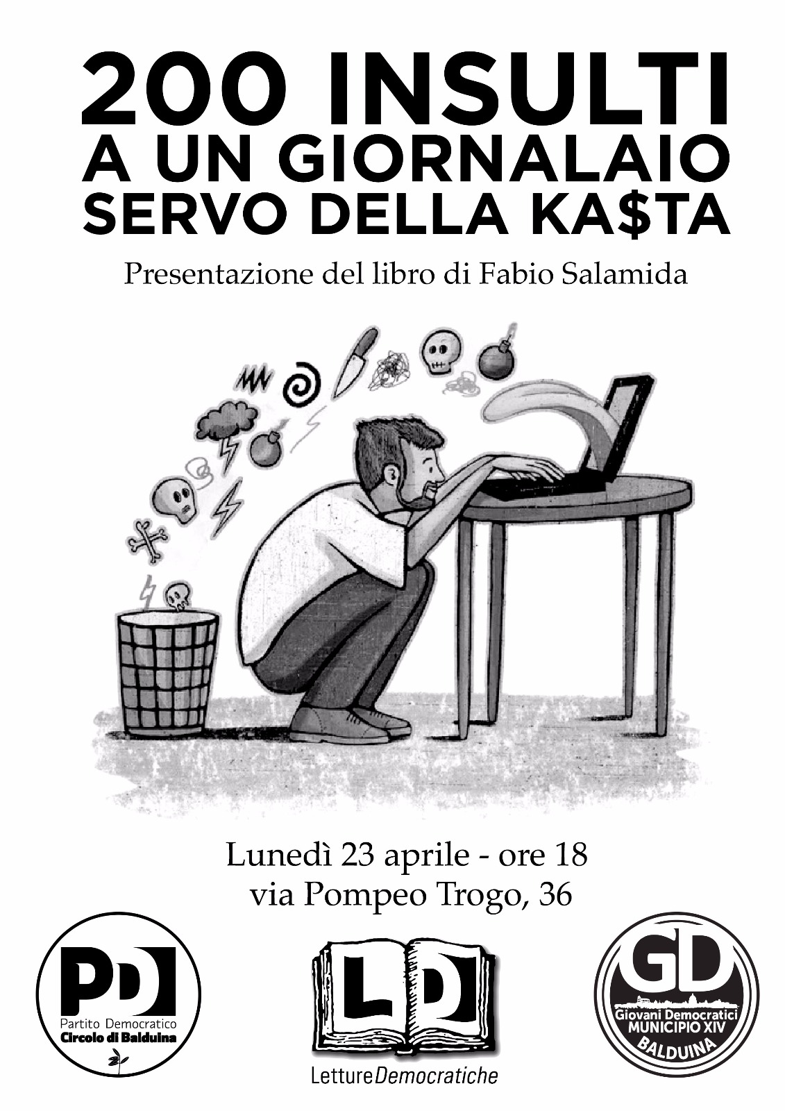 Presentazione libro in sezione e lettera dei Giovani Democratici agli iscritti