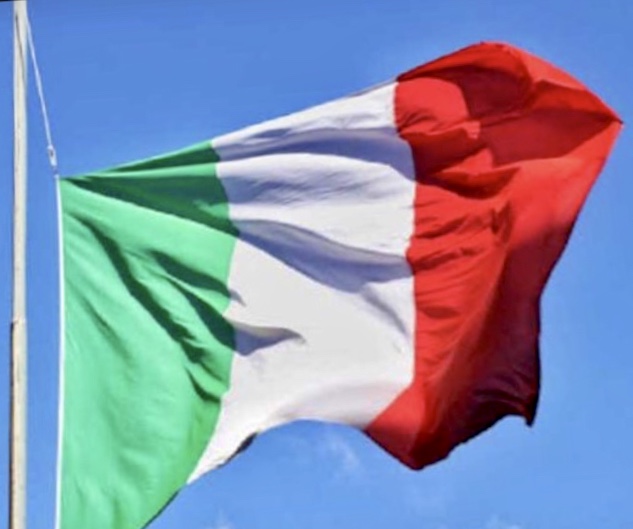 31 marzo 2020 Bandiere a mezz’asta in segno di lutto per i morti da Covid-19