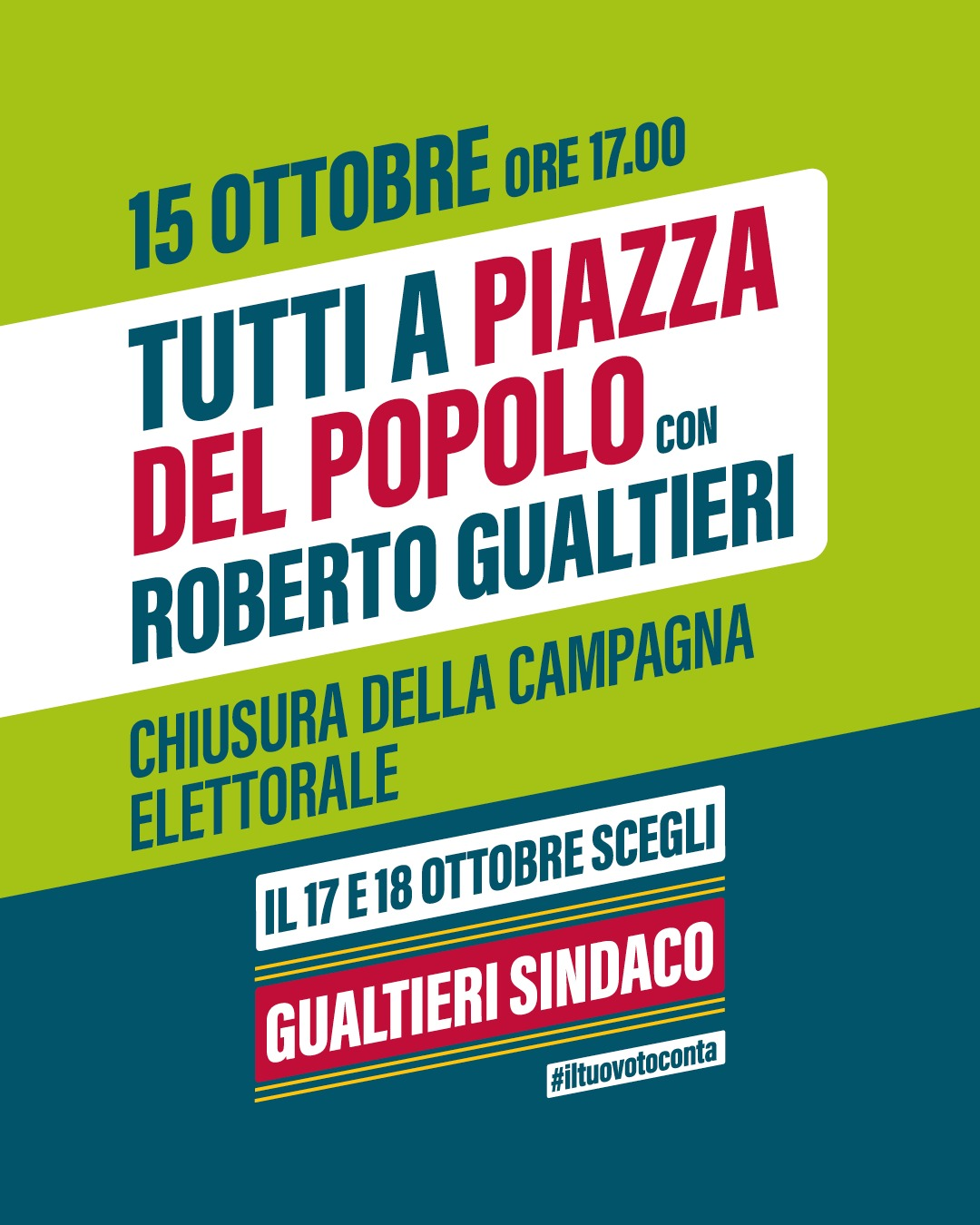 Chiusura della campagna elettorale