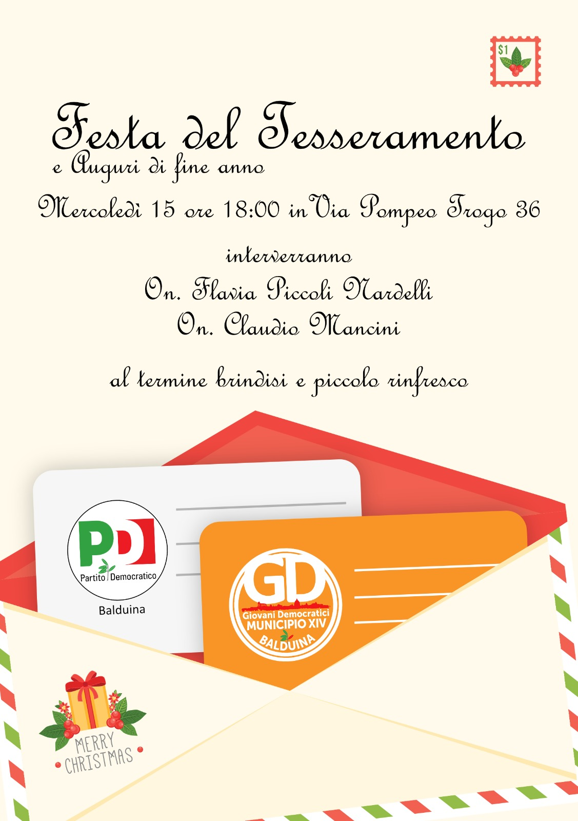 Festa del tesseramento 2021 e auguri di fine anno